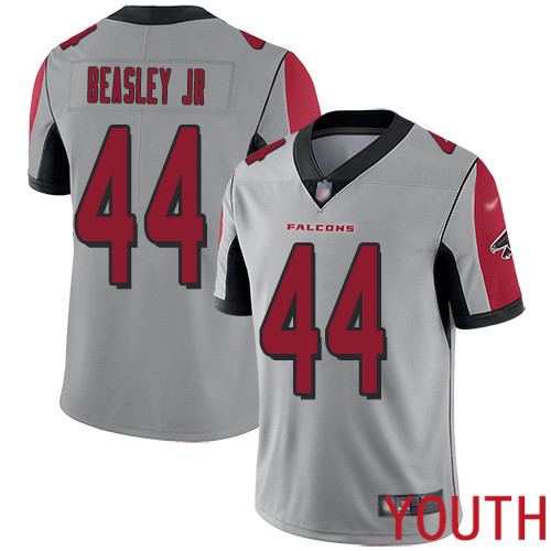 Atlanta Falcons Limited Silver Youth Vic Beasley Jersey NFL Football #44 Inverted Legend